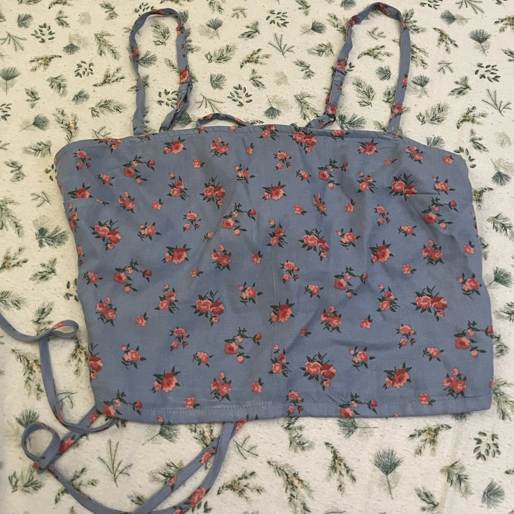 Floral crop top
